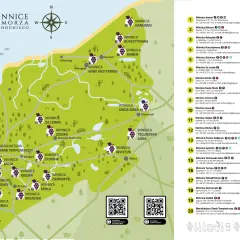 Mapa winnice w Polsce. Zachodniopomorskie winiarnie, od Darłowa po Szczecin, zapraszają na degustacje i zwiedzanie.